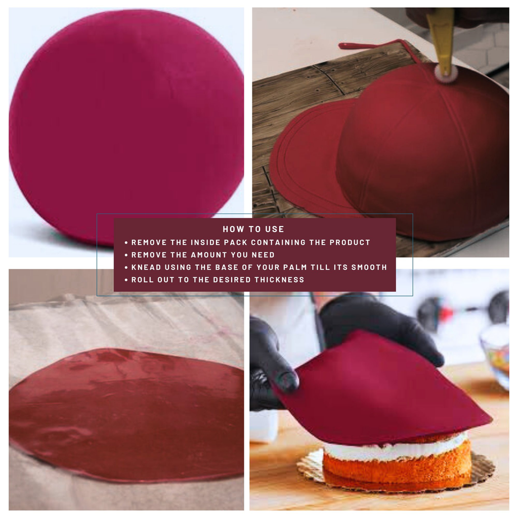 Confect Magenta Fondant | Edible Sugarpaste | Grocsy