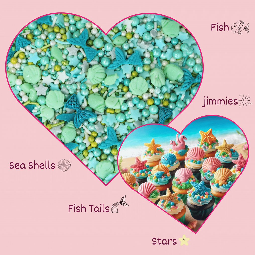 Confect Under the Sea Sprinkles for Decoration 9 | Grocsy