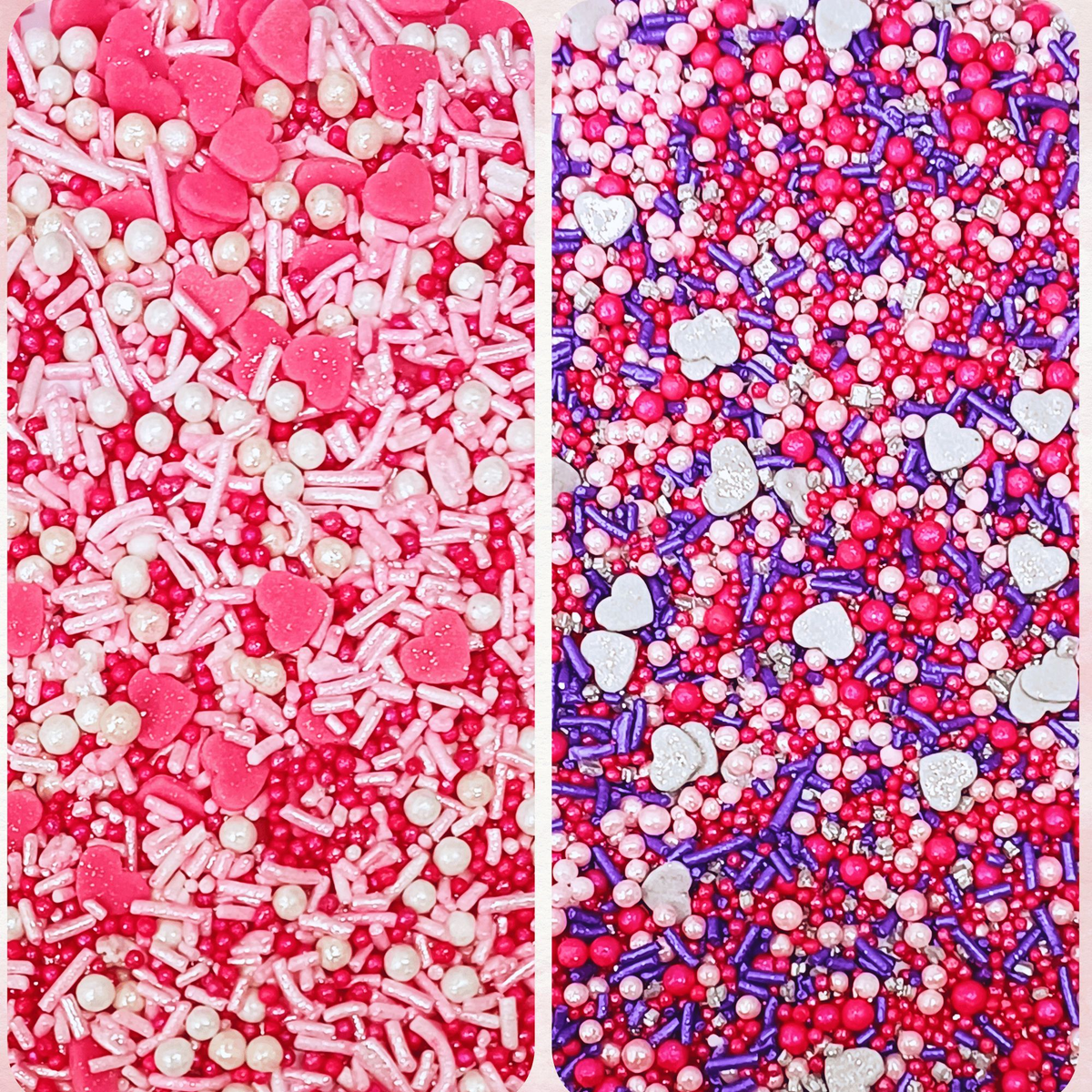 Confect Valentine Sprinkles | 16 Edible Decoration for Baking & Dessert | Grocsy