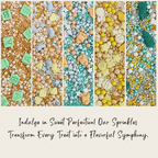 Confect Baby Shower Sprinkles | Mix Gold, Silver, Mint Green & Pearl Dragees Pack of 5 (BABY SHOWER -01) | Grocsy