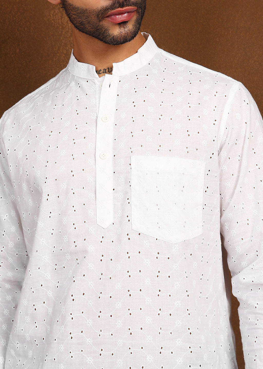 Fabmade Minimal Loom Linen Kurta | Grocsy