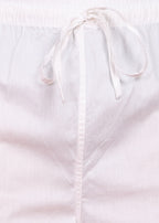 Fabmade Men’S Whitte Linen Drawstring Pyjama | Grocsy