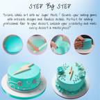 Confect Electric Blue Fondant | Edible Sugarpaste | Grocsy