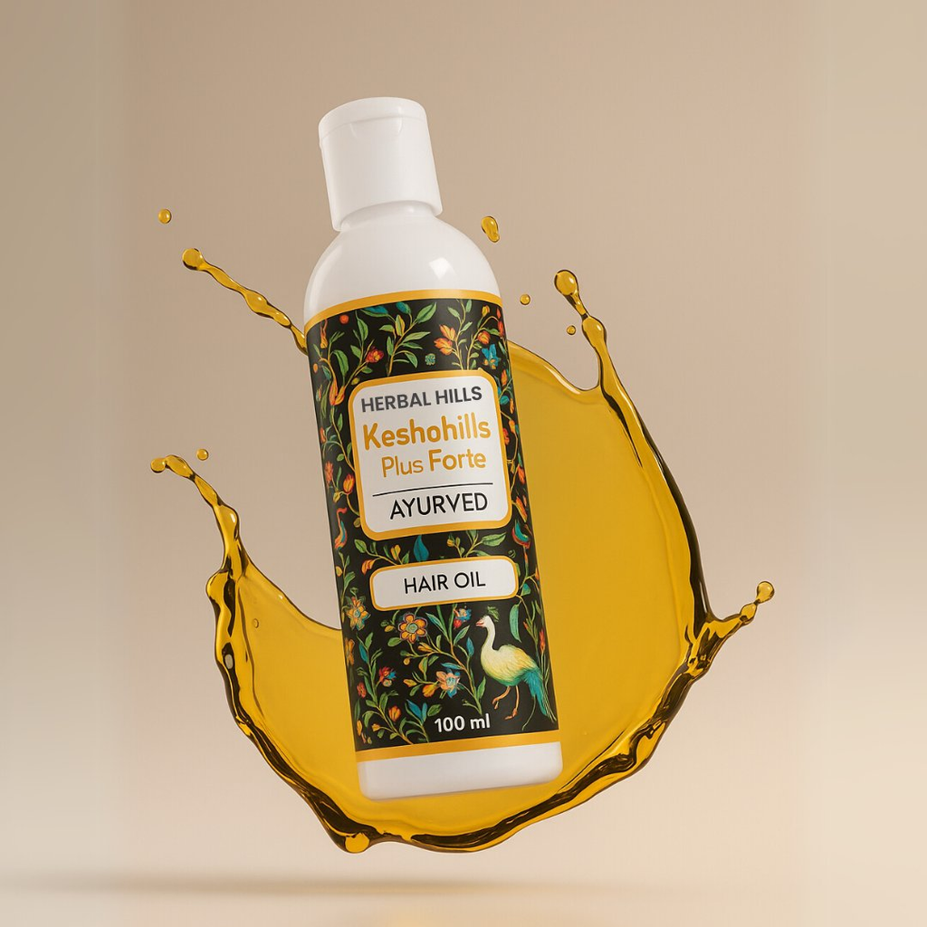 Herbal Hills Keshohills Plus Forte Ayurvedic Hair Oil | Grocsy