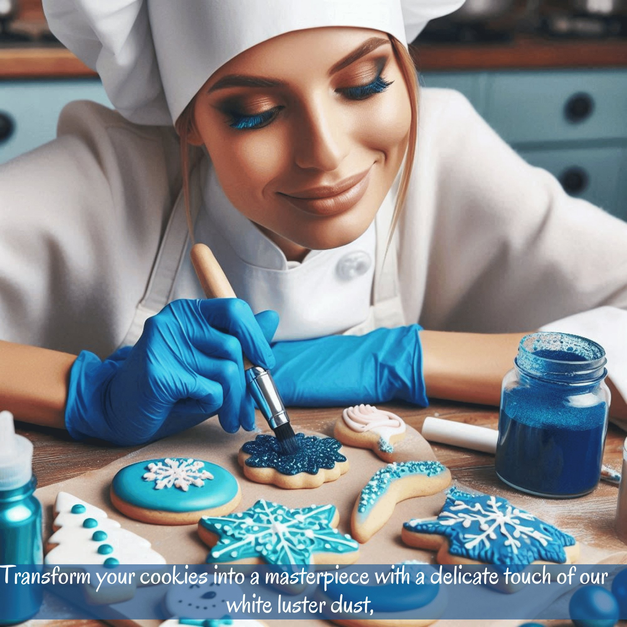 Confect Poppy Blue | Edible Luster Dust | Grocsy