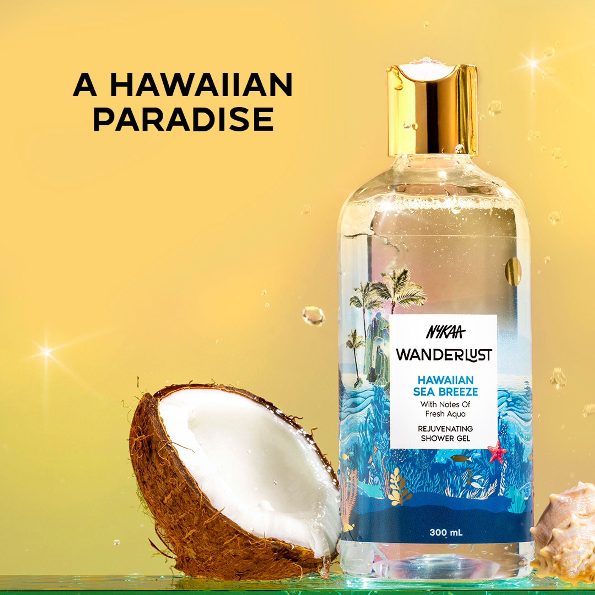 Wanderlust Shower Gels - Hawaiian Sea Breeze | Grocsy
