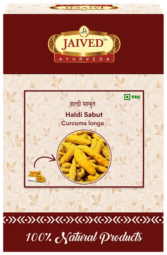 Jaived Ayurveda Haldi Sabut | Grocsy