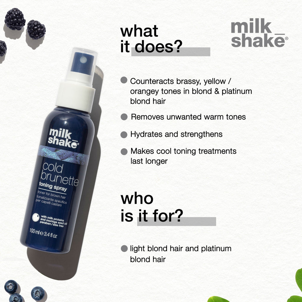 Milkshake Cold Brunette Toning Spray | Grocsy