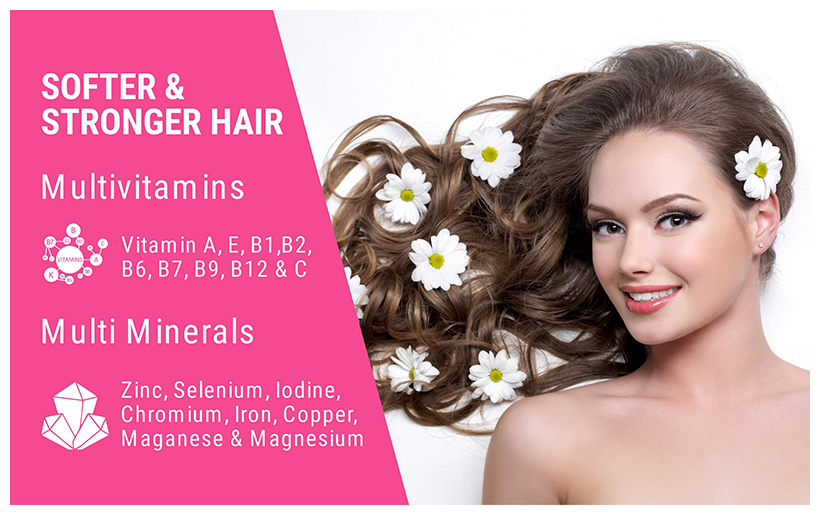 Bliss Welness Hair Skin & Nails Veg Tablet | Grocsy