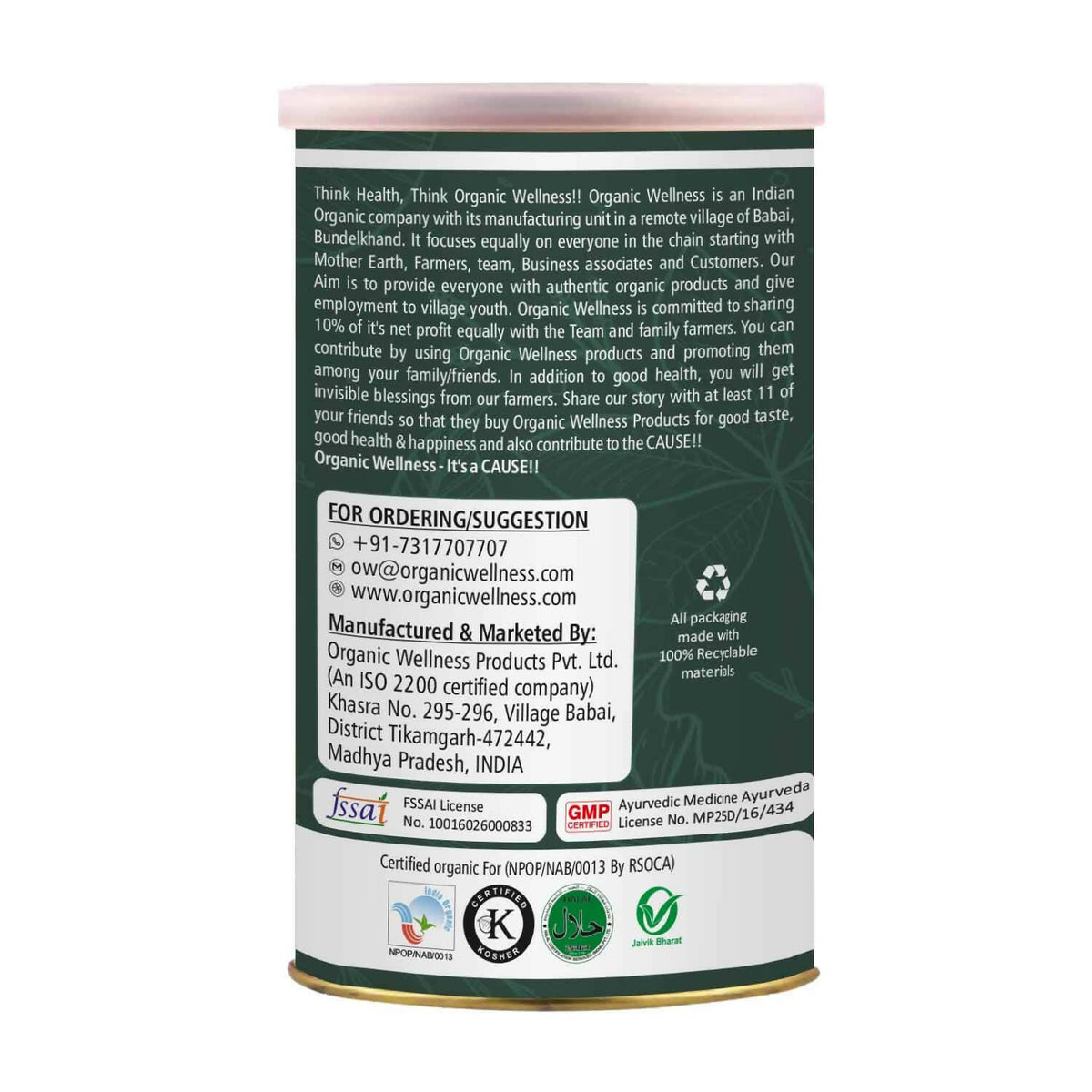 Organic Wellness Hair Cleanser | Grocsy