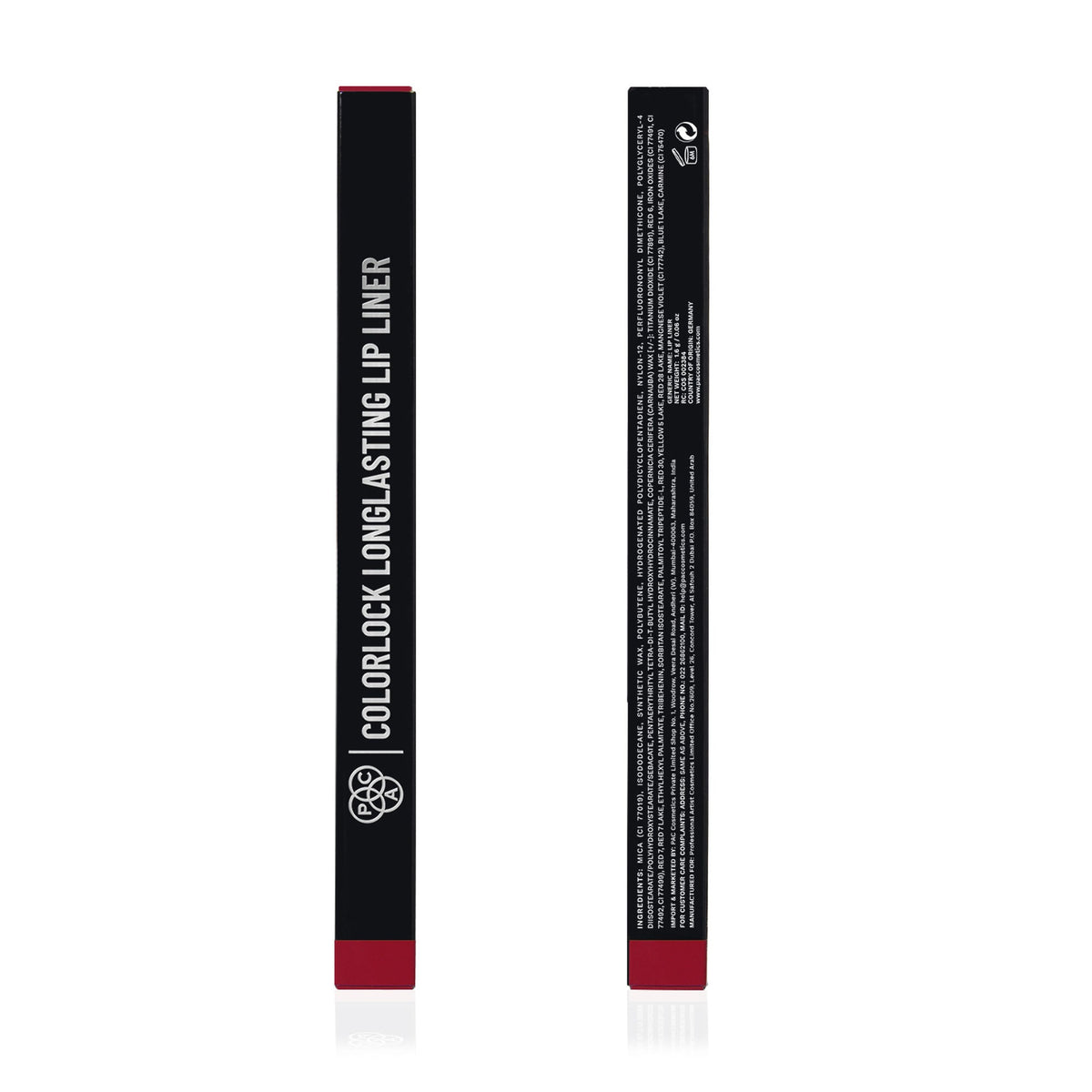 PAC Studio Colorlock Longlasting Lip Liner - Crimson Queen | Grocsy