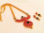 Gold-Polished Kemp Long Necklace Set