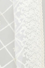 Joban Fashion White Cotton Embroidery Work Pakistani Karanchi Dupatta | Grocsy