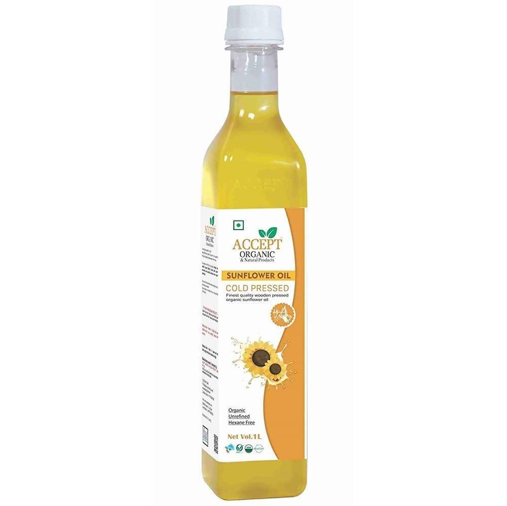 Accept Organic Cold Pressed Sunflower Oil | Grocsy