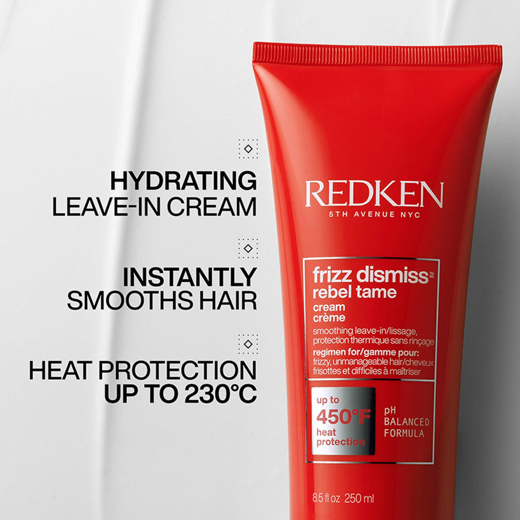 Redken Frizz Dismiss Rebel Tame Cream With Smoothening Complex, Anti Frizz & Heat Protection | Grocsy