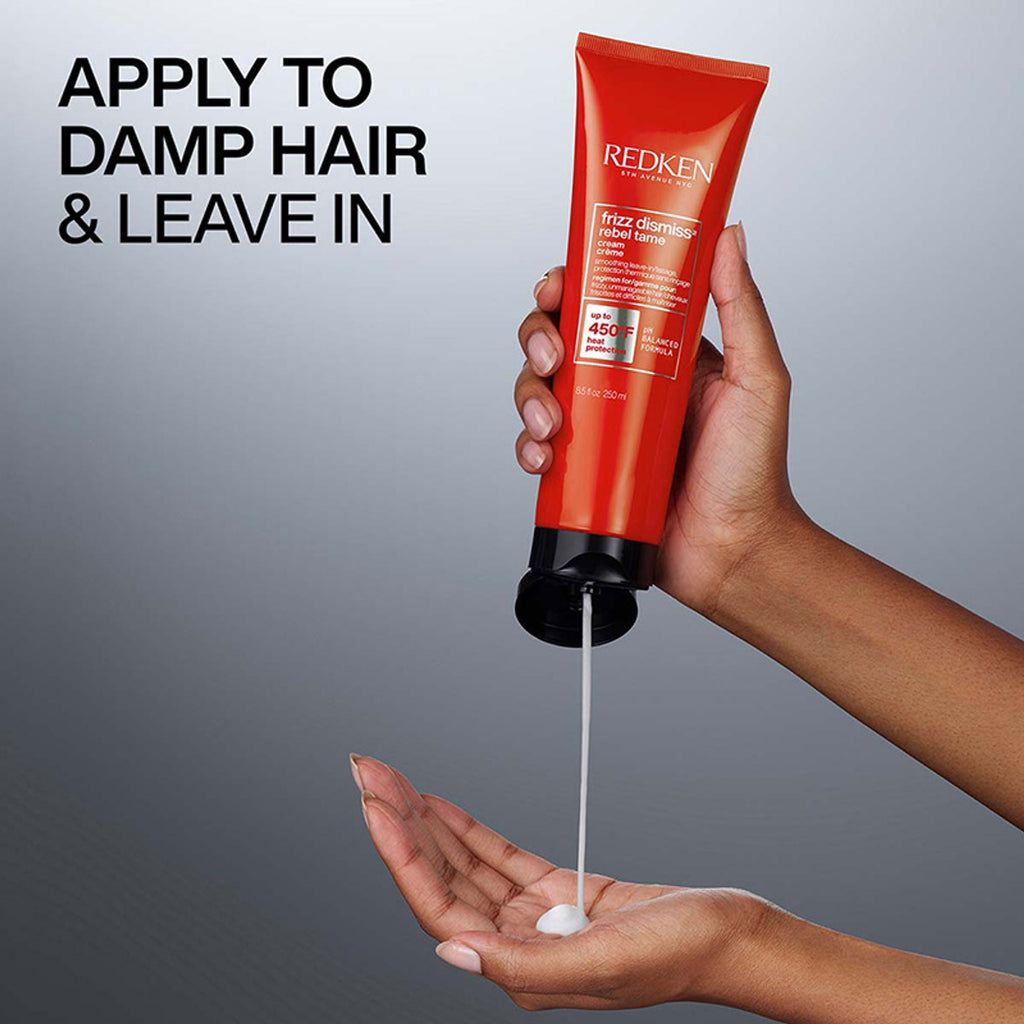 Redken Frizz Dismiss Rebel Tame Cream With Smoothening Complex, Anti Frizz & Heat Protection | Grocsy