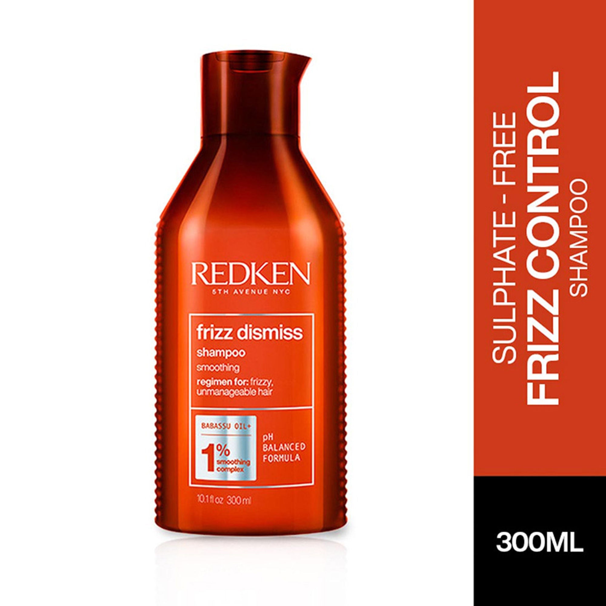 Redken Frizz Dismiss Sulphate Free Shampoo with Smoothening Complex for Frizzy Hair | Grocsy