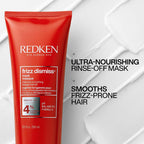 Redken Frizz Dismiss Mask With Smoothening Complex For Dry & Dull Hair - Anti Frizz | Grocsy