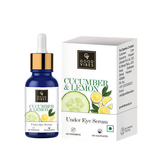 Good Vibes Cucumber and Lemon Under Eye Serum | Grocsy