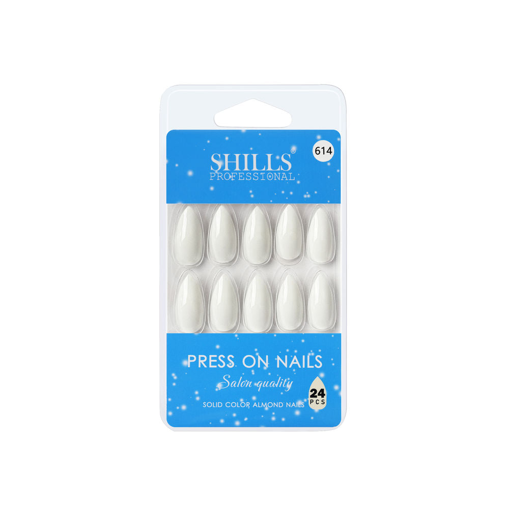 Shills Professional Reusable Press On Nails Almond - SPN614 | Grocsy