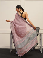 Tikhi Imli Woven Design Cotton Saree | Grocsy