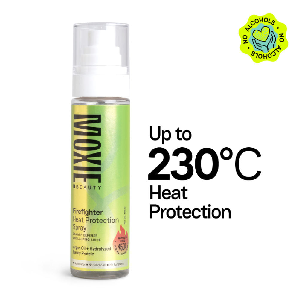 Moxie Beauty Firefighter Heat Protection Spray For Soft & Glossy Hair | Grocsy