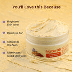 Naturali Ubtan Brightening Body Scrub | Grocsy