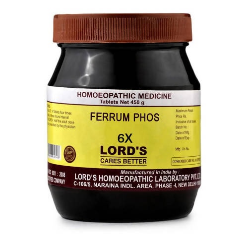 Lord's Homeopathy Ferrum Phos Biochemic Tablets | Grocsy