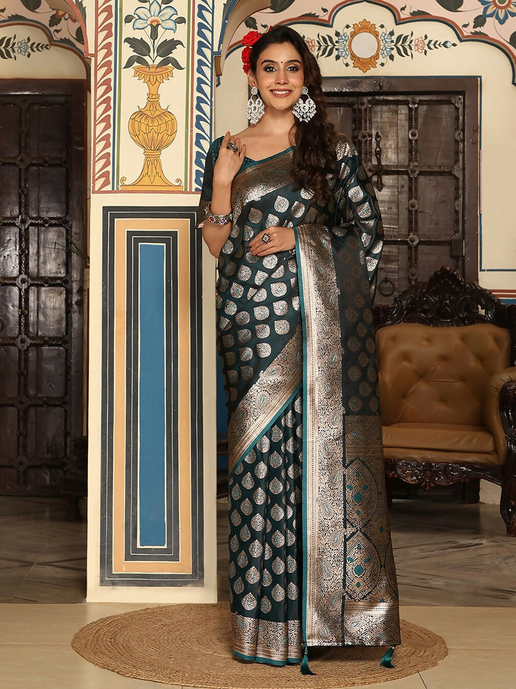 Shree Shyam Fashion Torque Silk Saree | Grocsy