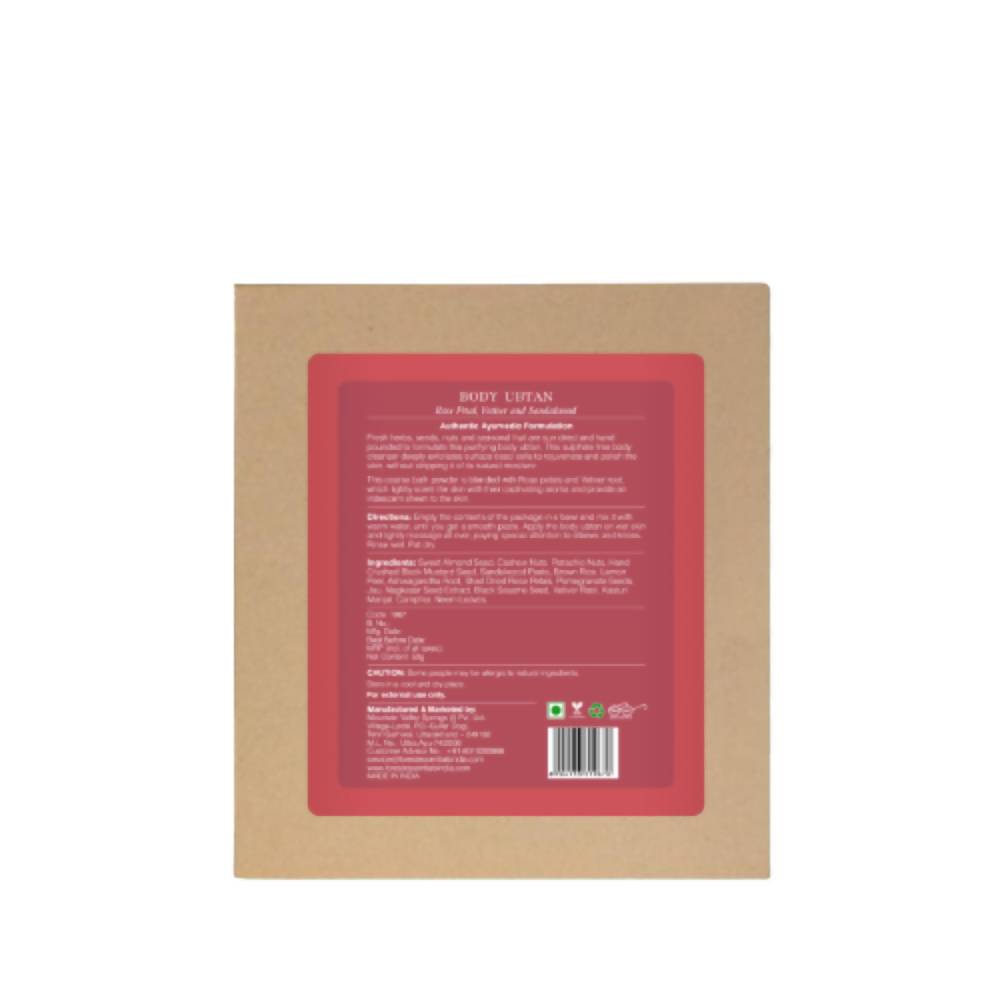 Forest Essentials Body Ubtan Rose Petal, Vetiver and Sandalwood | Grocsy