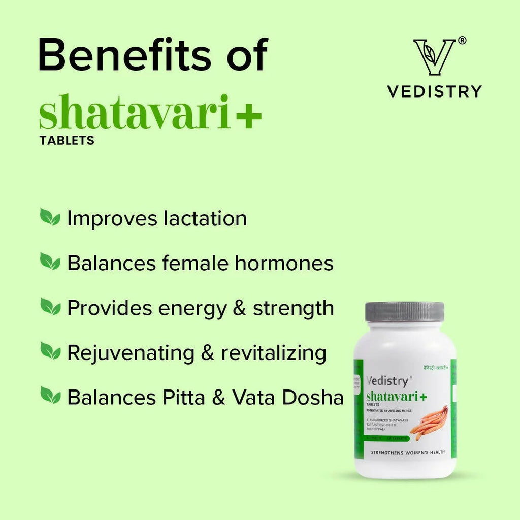 Vedistry Shatavari Tablets | Grocsy