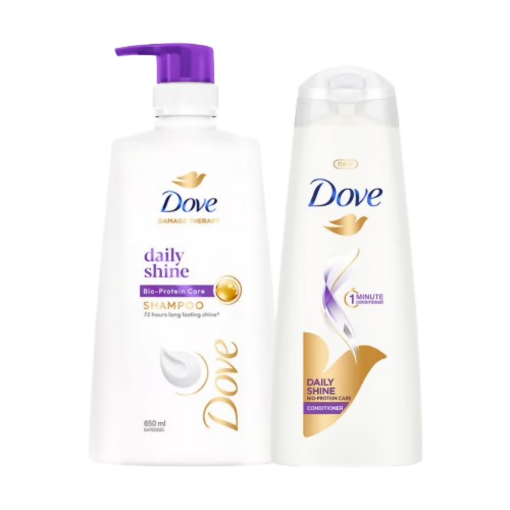 Dove Daily Shine Shampoo and Conditioner | Grocsy