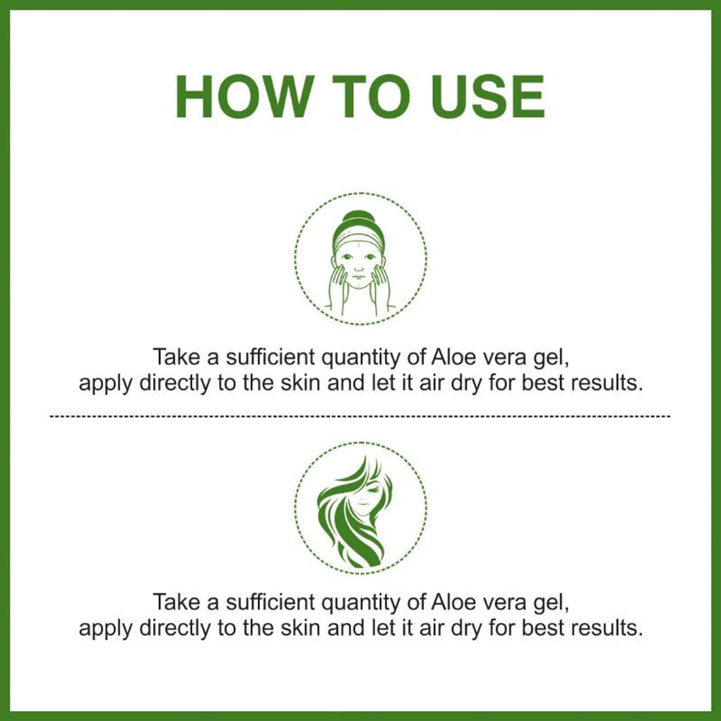 She Essentials Aloe Vera Gel With Pure Aloe Vera & Cucumber Extract For Skin & Hair | Grocsy