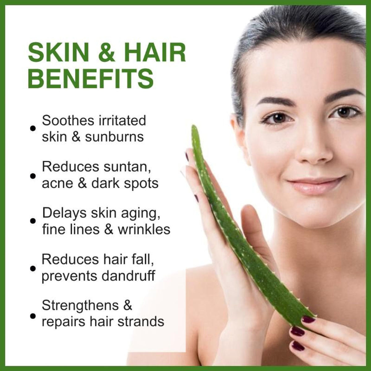 She Essentials Aloe Vera Gel With Pure Aloe Vera & Cucumber Extract For Skin & Hair | Grocsy