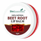 She Essentials Beetroot Lip Balm For Lip Lightening, Dry & Chapped Lips, Makes Soft & Glossy Lips | Grocsy