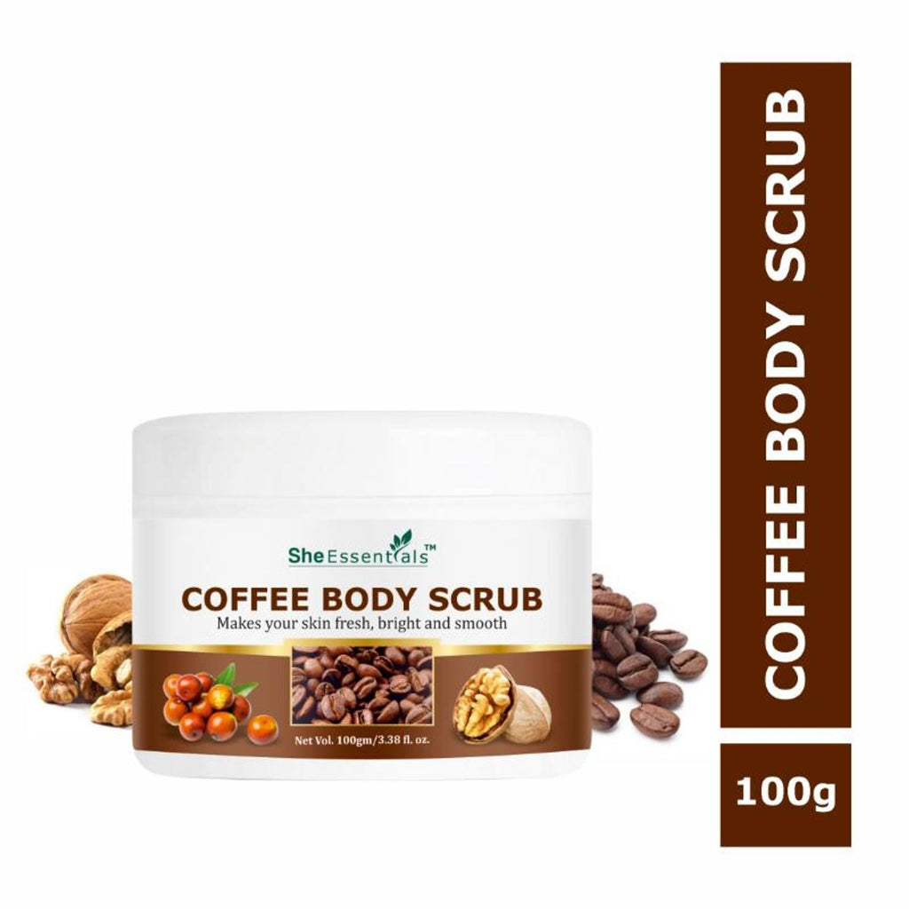 She Essentials Coffee Body Scrub Exfoliating Scrub For Body For Both Women And Men | Grocsy