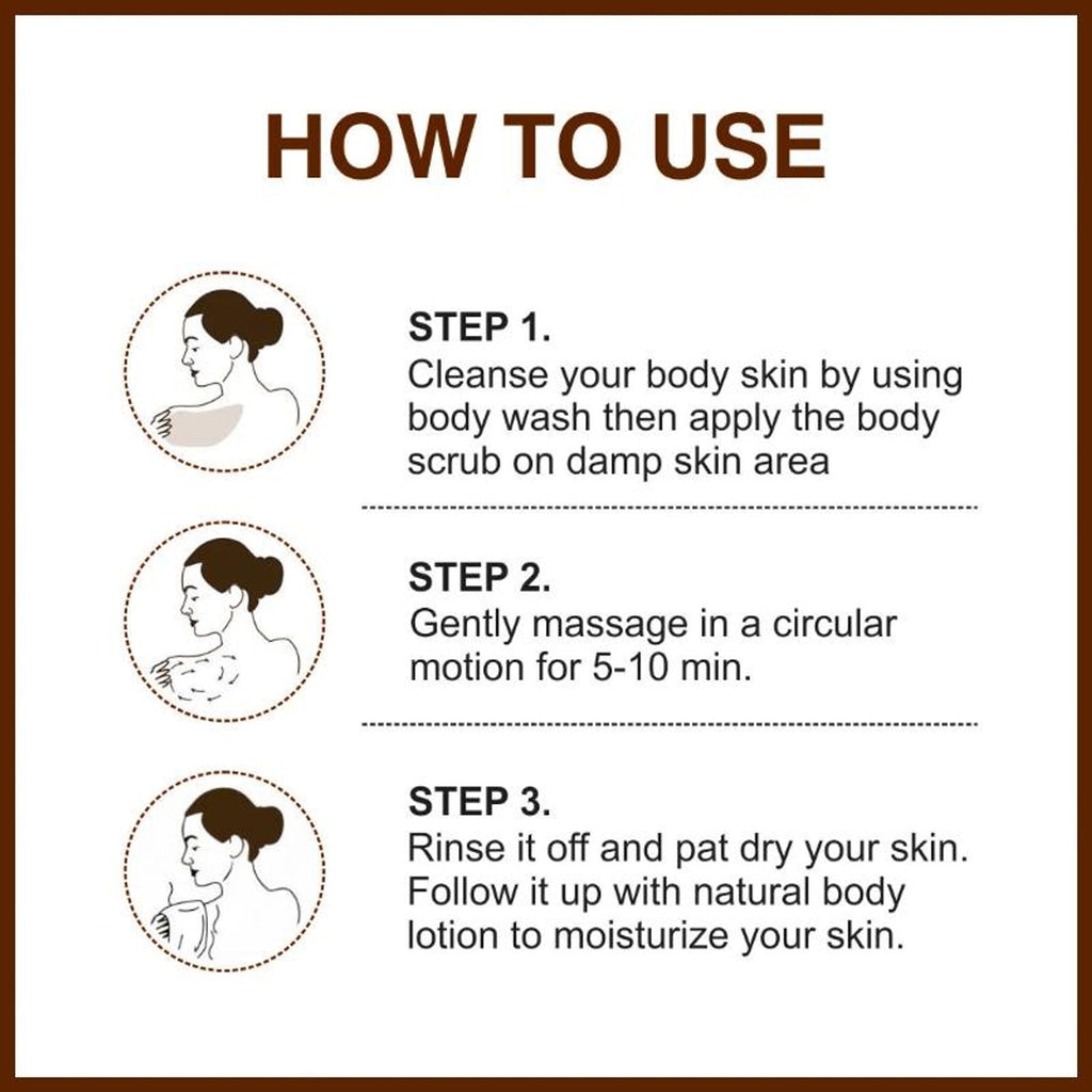 She Essentials Coffee Body Scrub Exfoliating Scrub For Body For Both Women And Men | Grocsy