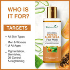 She Essentials Papaya Brightening Face Wash For Glowing & Radiant Skin | Grocsy