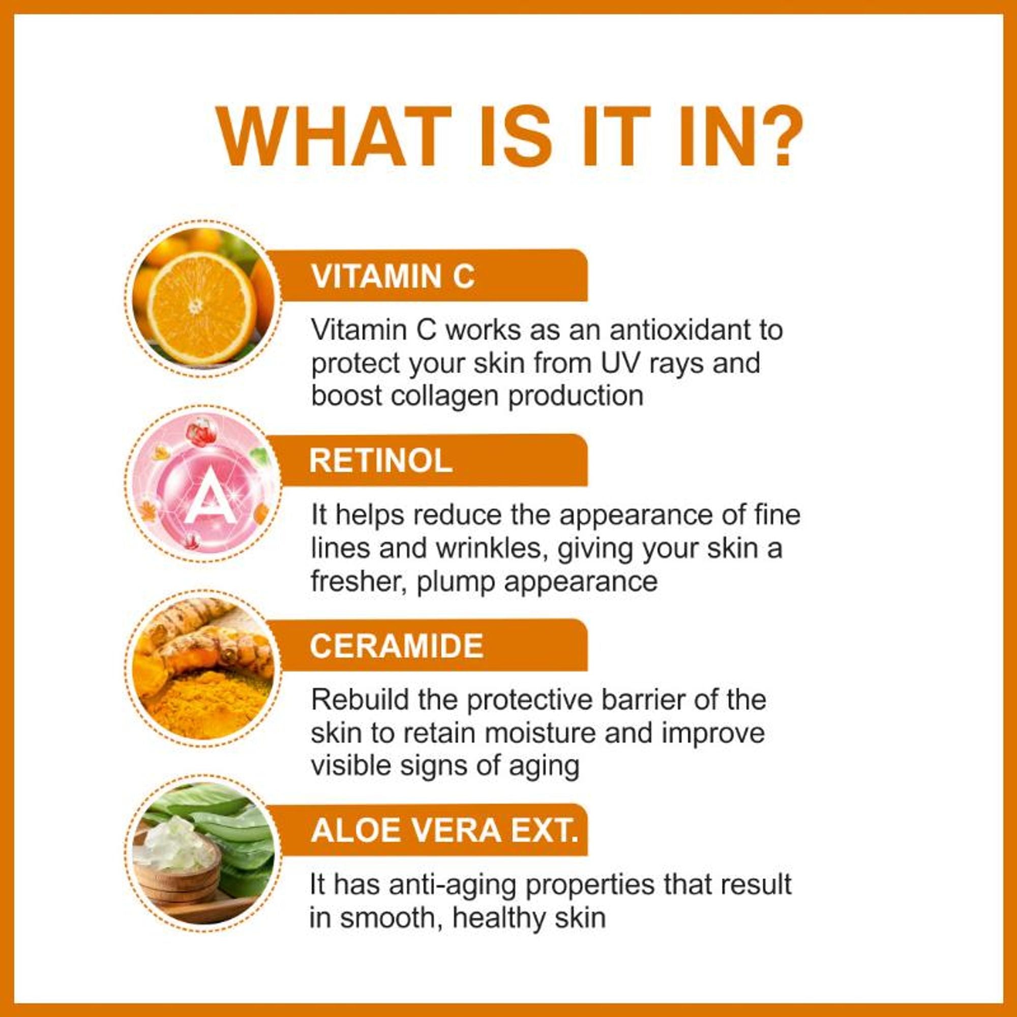 She Essentials Vitamin C Day Cream With Spf 30 With Vitamin C & Retinol | Grocsy