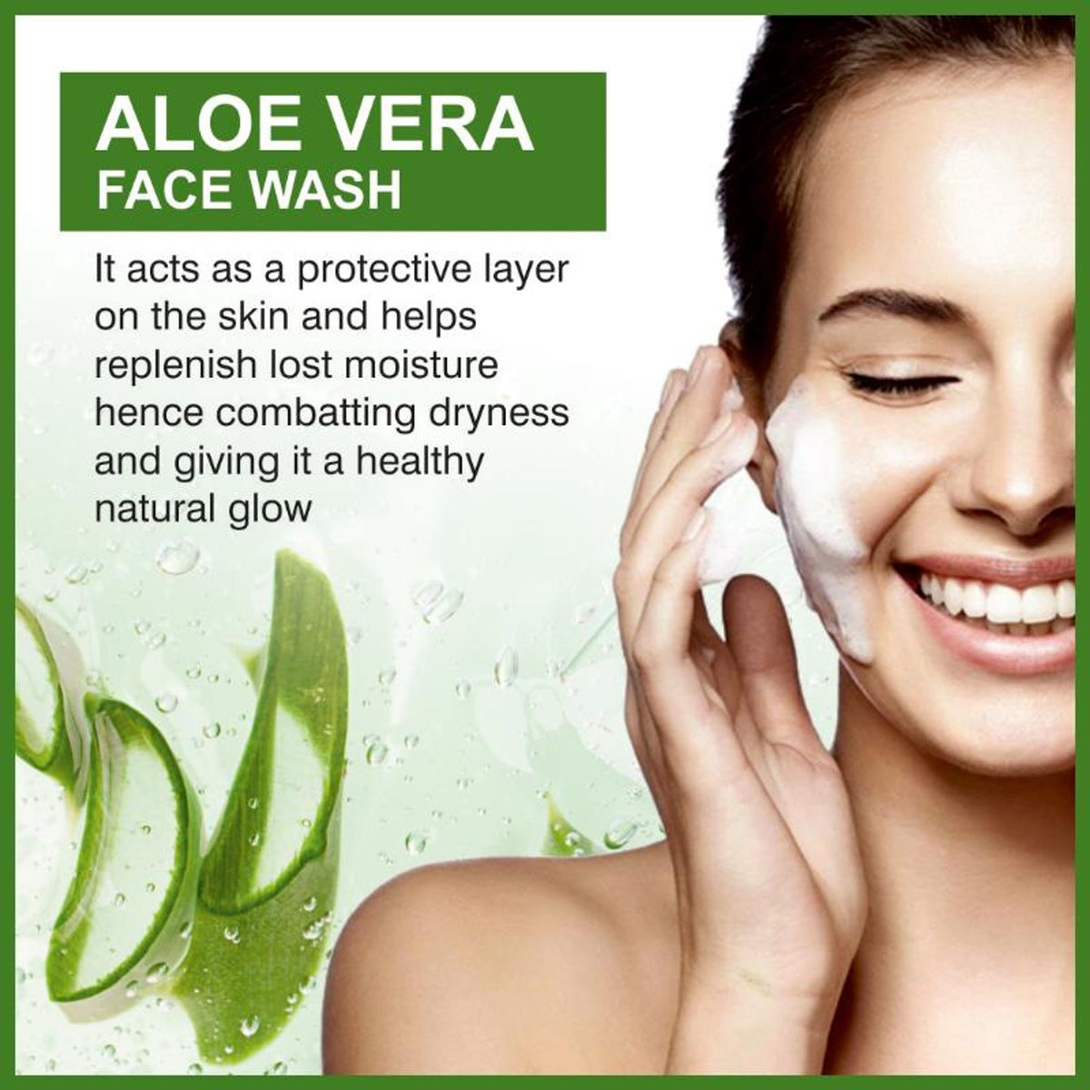 She Essentials Aloe Vera Hydrating Face Wash For All Types Of Skin | Grocsy