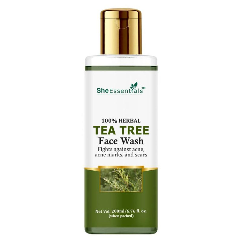 She Essentials Tea Tree Oil Face Wash For Acne Control | Grocsy