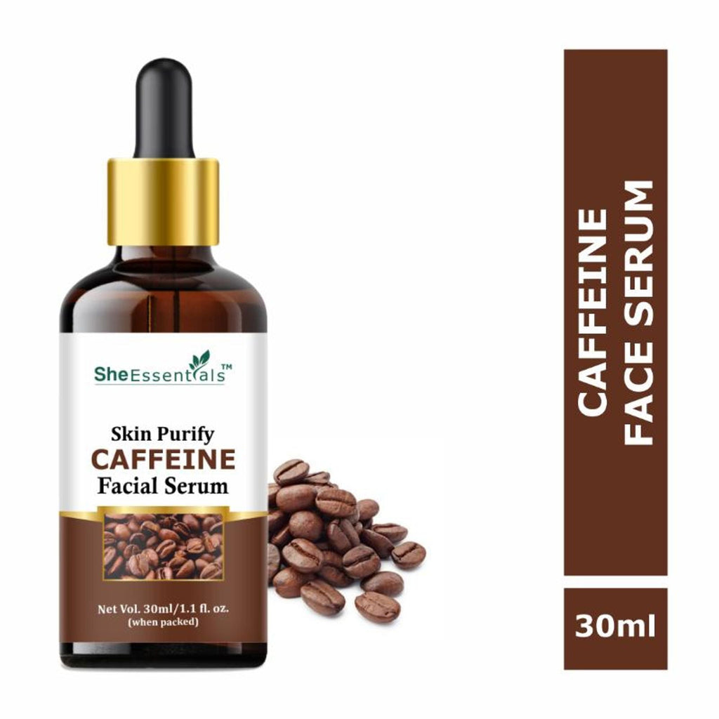 She Essentials Coffee Face Serum For Hydration & Sun Damage Protection - Antioxidant-Rich | Grocsy