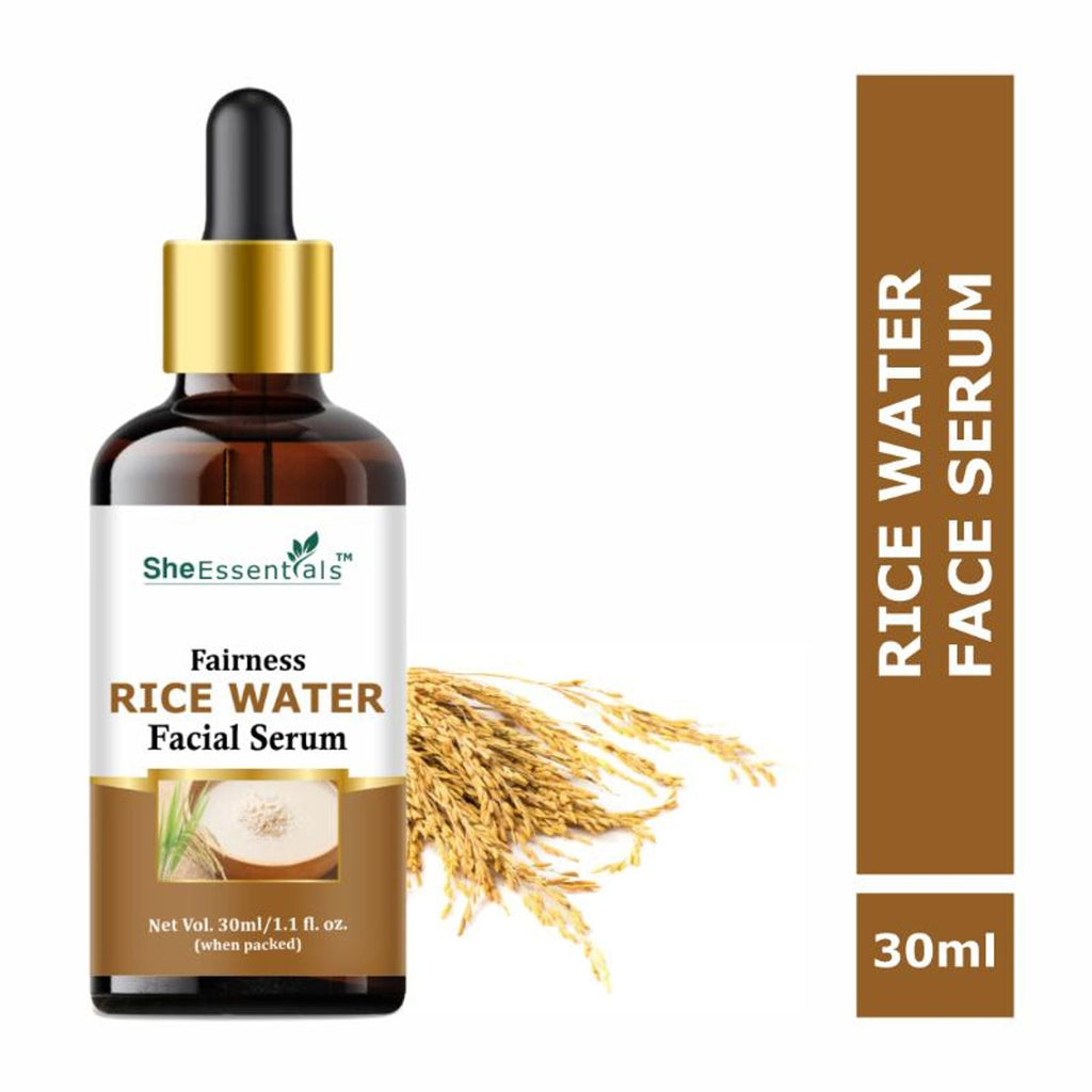 She Essentials Rice Water Fairness Face Serum For All Types Of Skin | Grocsy