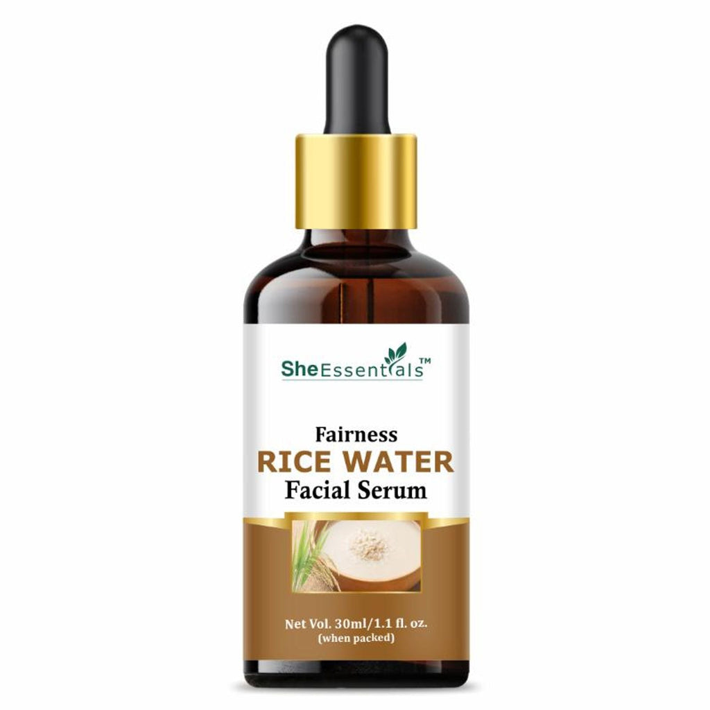 She Essentials Rice Water Fairness Face Serum For All Types Of Skin | Grocsy