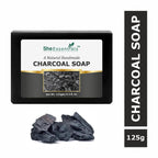 She Essentials Natural Handmade Charcoal Soap Deeply Cleanses An& Detoxifies | Grocsy