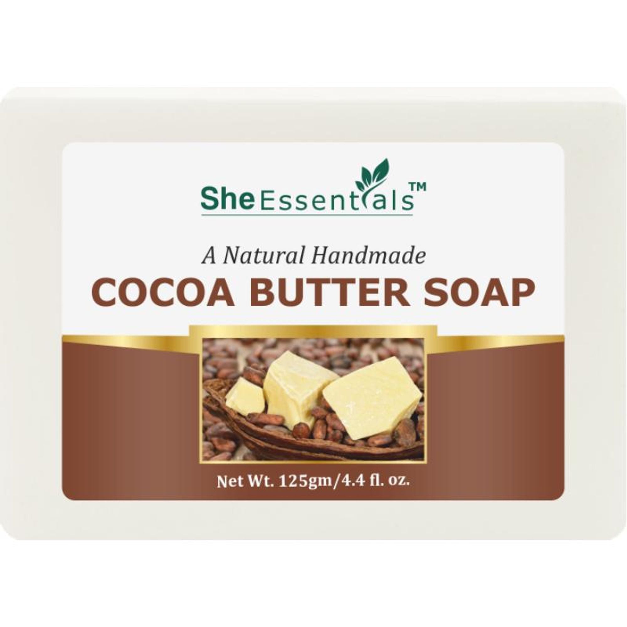 She Essentials Natural Handmade Cocoa Butter Soap | Grocsy