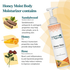 Kulsum's Kaya Kalp Honey Moist Face & Body Moisturizer For Radiant Glow & Hydration | Grocsy