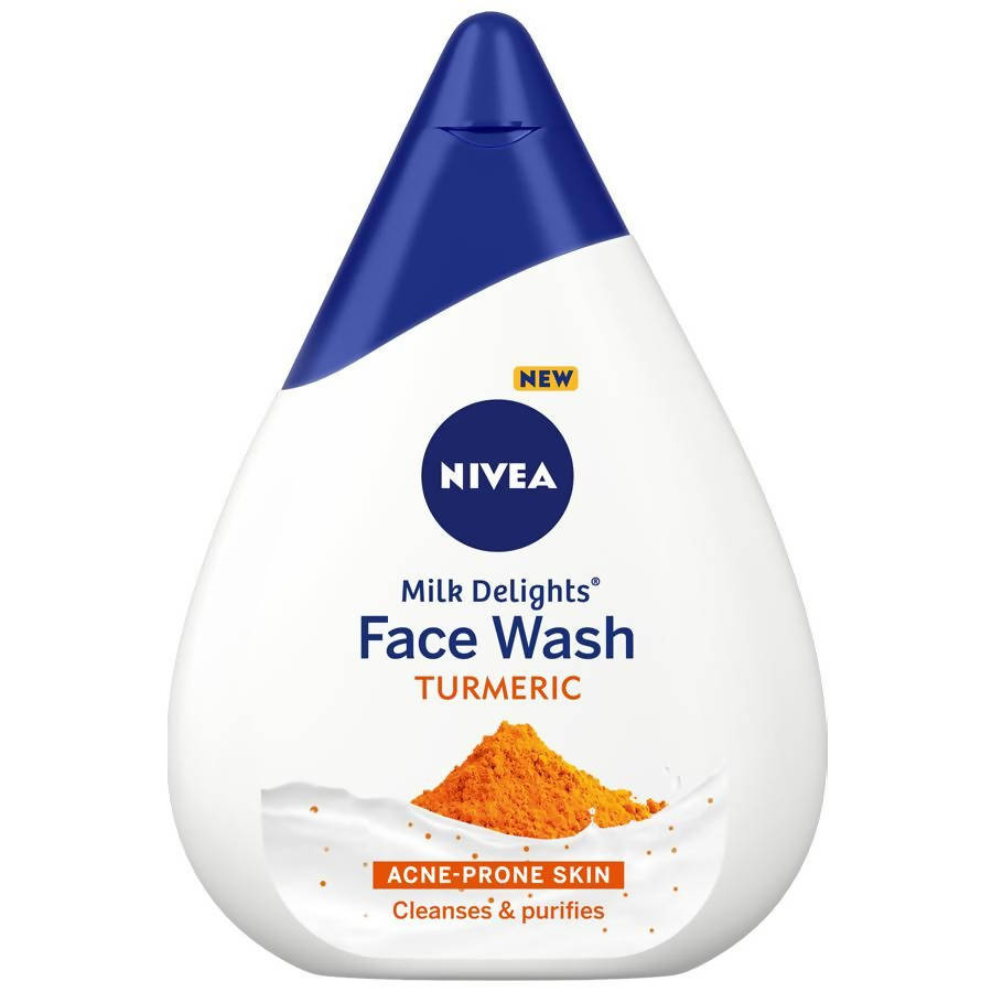 Nivea Milk Delights Turmeric Face Wash For Acne Prone Skin | Grocsy