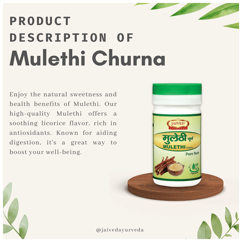 Jaived Ayurveda Mulethi Churna | Grocsy