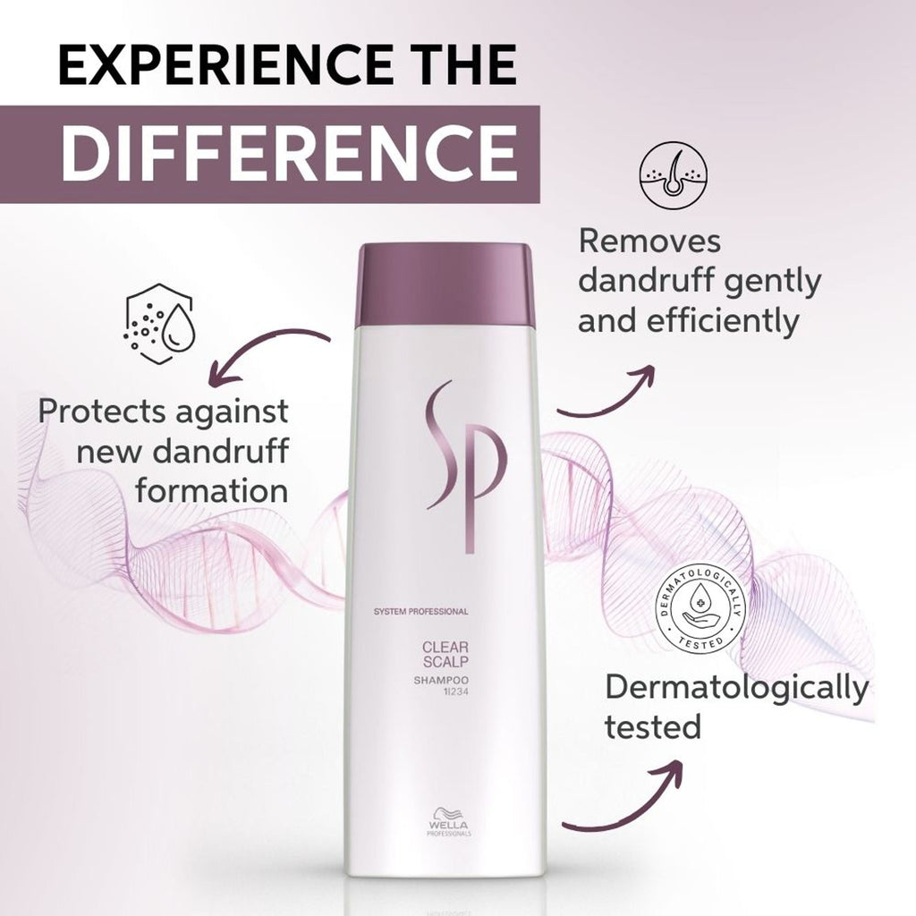 System Professional Clear Scalp Anti-dandruff Shampoo for Flake-Free & Itch-Free Scalp | Grocsy